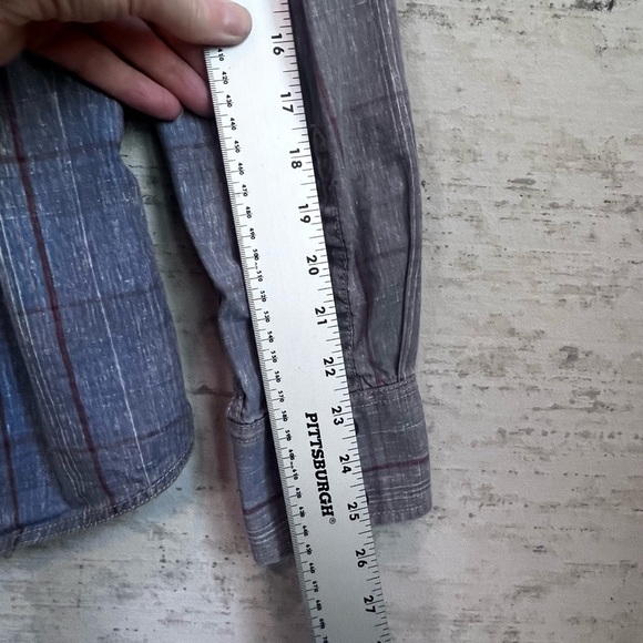 Wrangler Men's Retro Premium Western Blue Plaid Shirt Sz XXL Pearl Snaps Cowboy - Picture 14 of 16